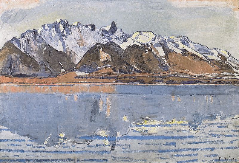 Ferdinand Hodler Thunersee mit Stockhornkette